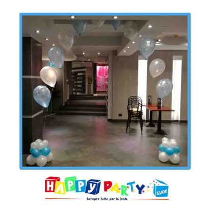 Composizione Palloncino Numero Grande 4 anni * Happy Party Shop *