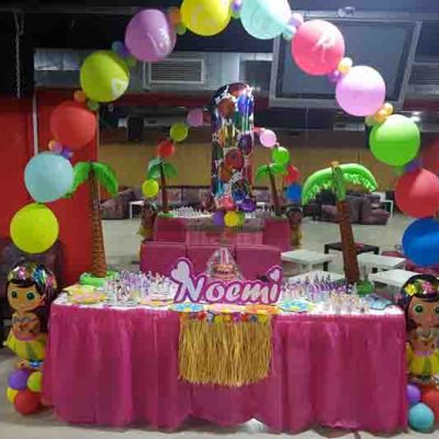 Composizione Palloncino Numero Grande 4 anni * Happy Party Shop *