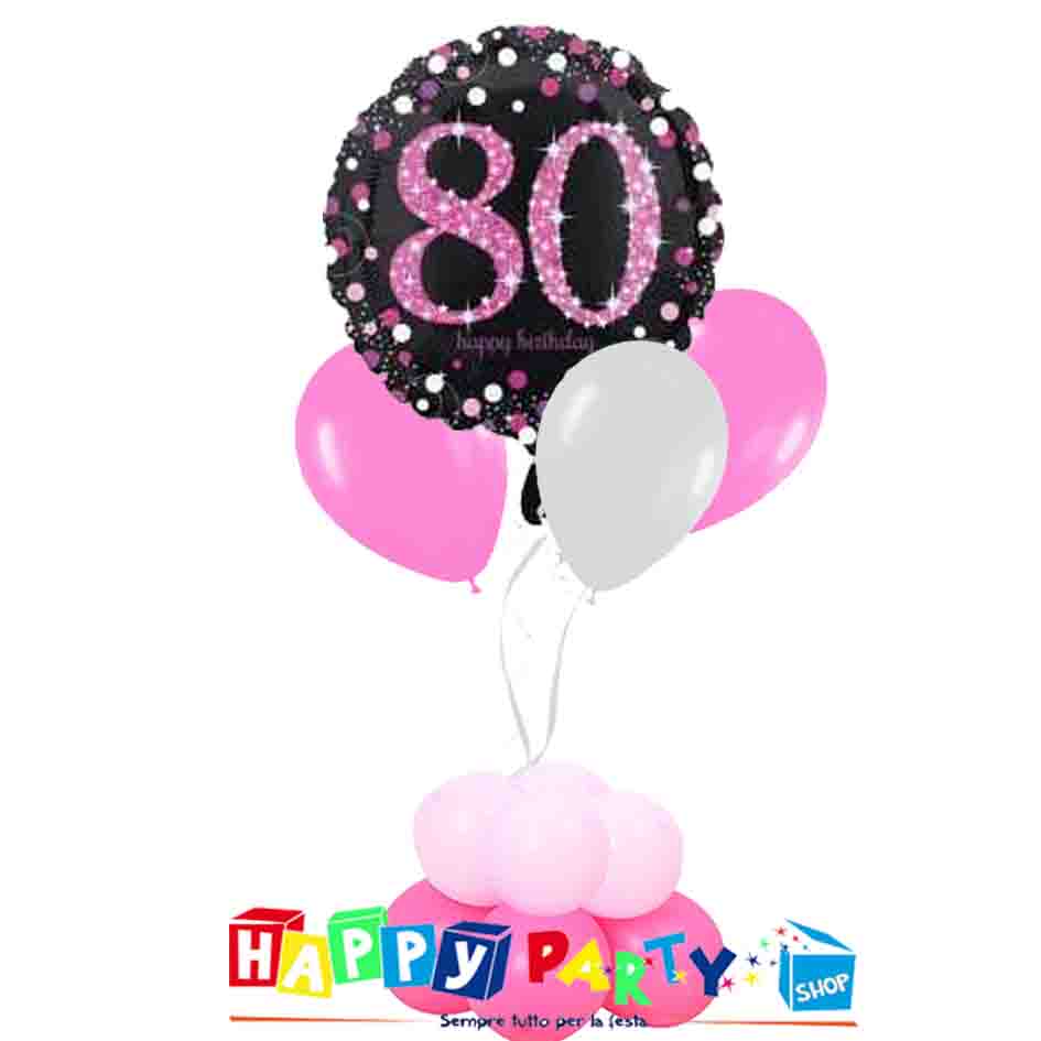 Composizione Palloncino Numero Grande 9 anni * Happy Party Shop *