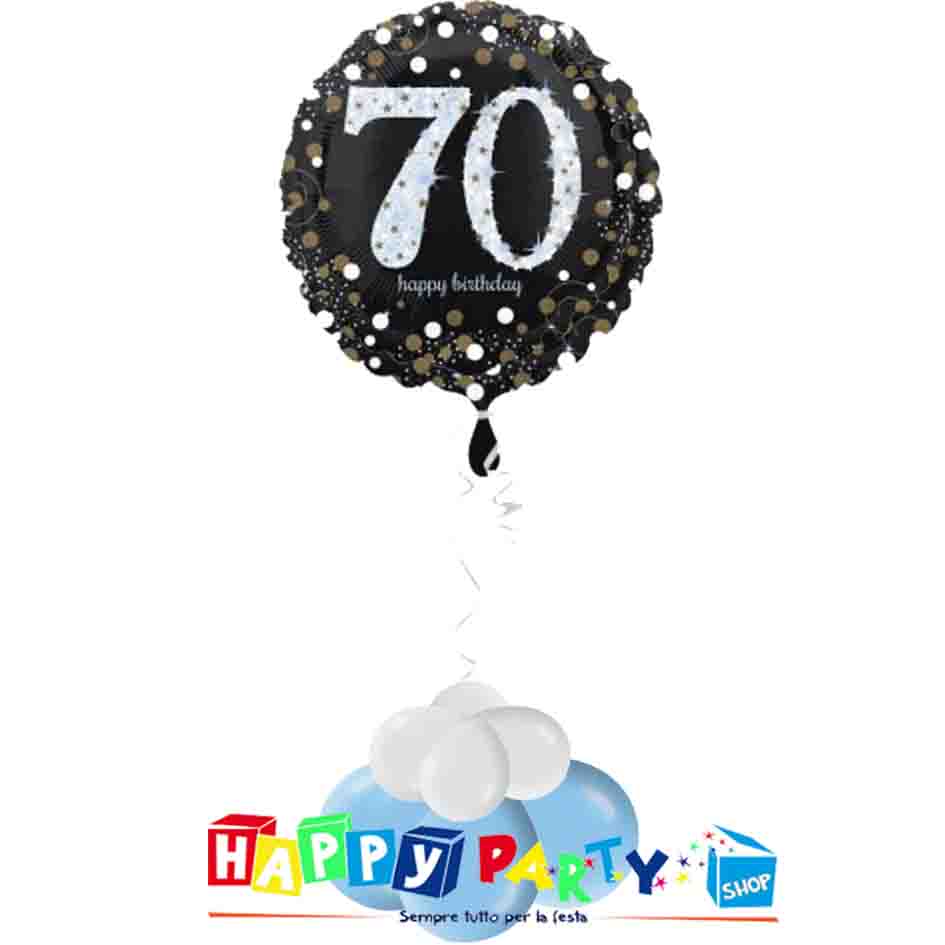 Composizione Palloncino Numeri 70 * Happy Party Shop *