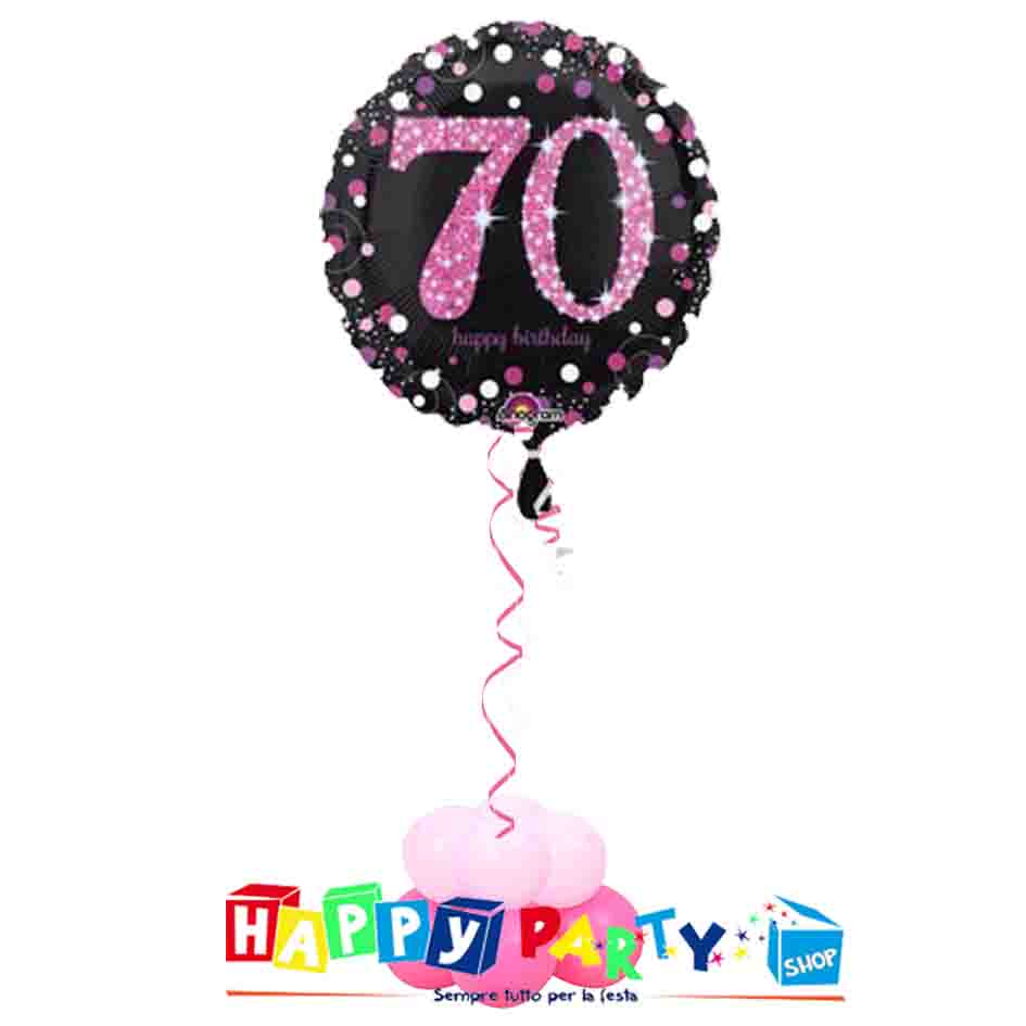 Palloncini Compleanno 70 Anni (CONF. 5 PZ)