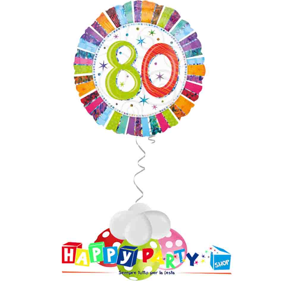 Composizione Palloncino Numero Grande 9 anni * Happy Party Shop *