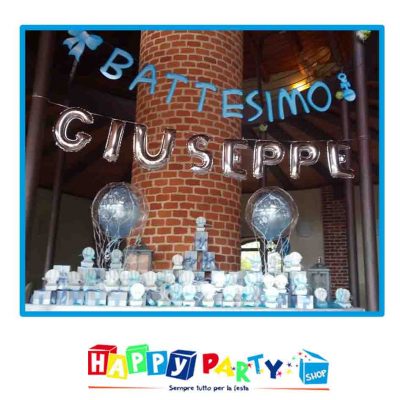 Composizione Palloncino Numero Grande 4 anni * Happy Party Shop *