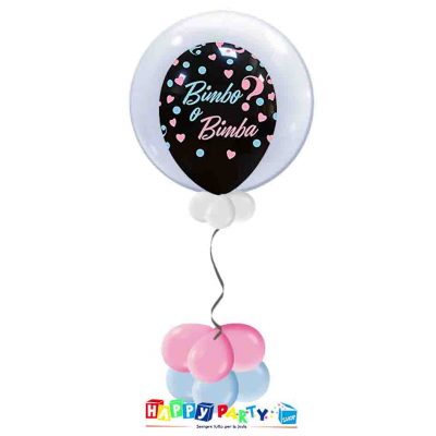 Scatola sorpresa palloncini Baby Shower 60 x 40 x 60 cm - 5 unità