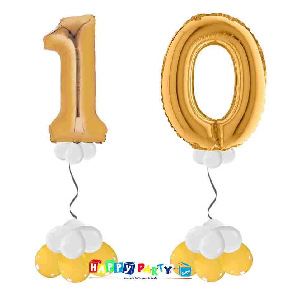 Allestimenti palloncini Numeri * Happy Party Shop *