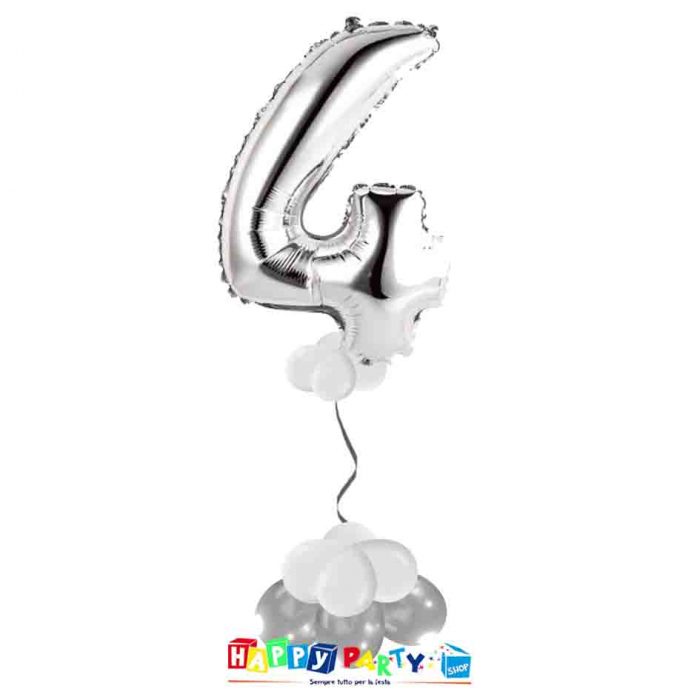 palloncini base da terra numeri singoli mylar 4 anni argento (2)