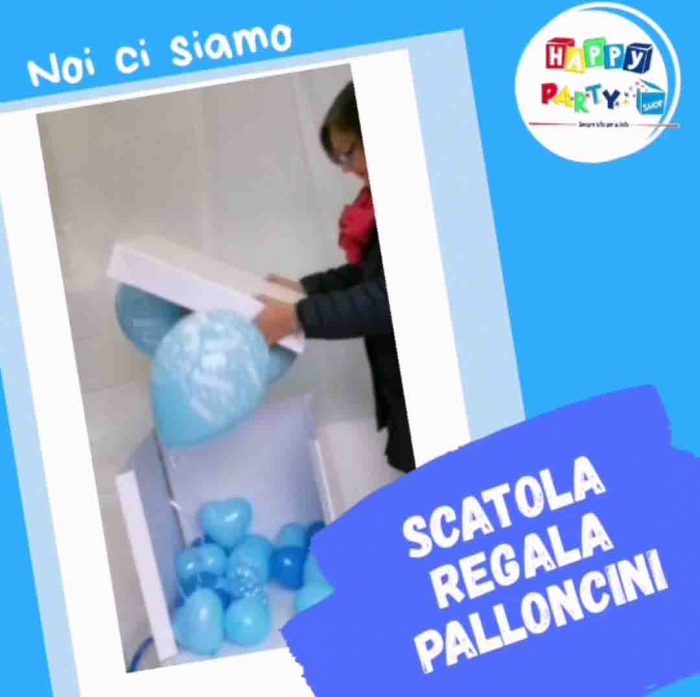 scatola sorpresa palloncino