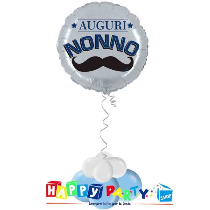 composizione 1 palloncino mylar nonno