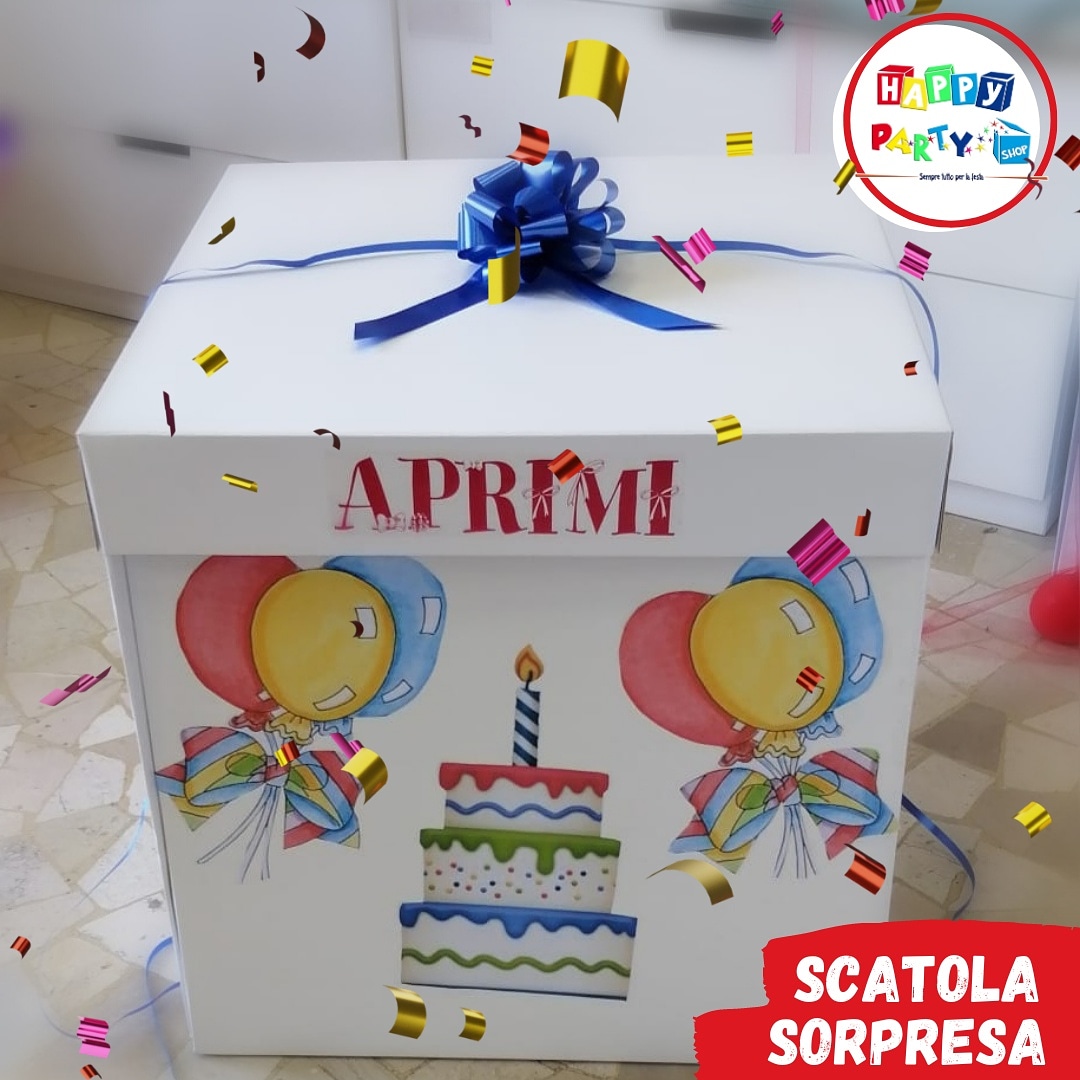 Scatola Regalo Sorpresa sorprendi il festeggiato in modo unico