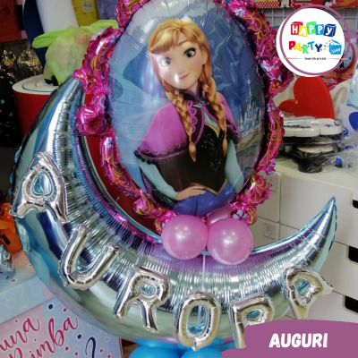 allestimenti palloncini compleanno frozen