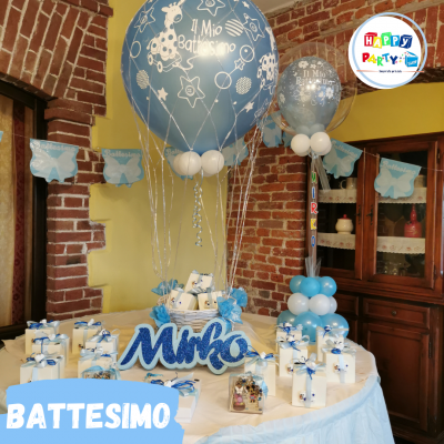 Festa Battesimo Palloncini allestimenti bellissime composizioni