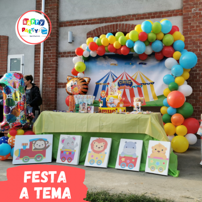 Festa Primo Compleanno Allestimenti di Palloncini * Happy Party Shop *