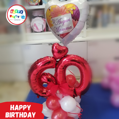 Composizione special Palloncini Numeri mylar 30cm