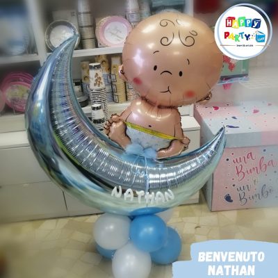 Composizione Palloncini Di Benvenuto Per Nascita O, 54% OFF