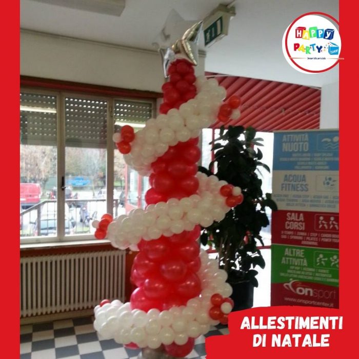 allestimenti palloncini albero natale