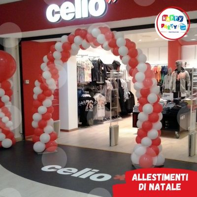 Allestimento special palloncini arco natale