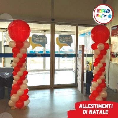 allestimenti palloncini totem natale