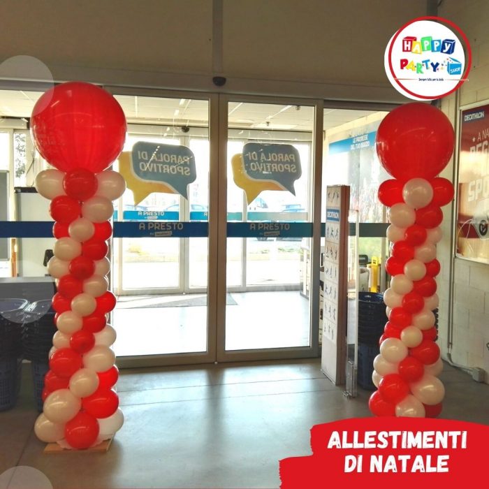 allestimenti palloncini totem natale